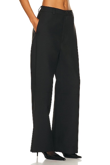 Shop Nanushka Vidia Trouser In Black