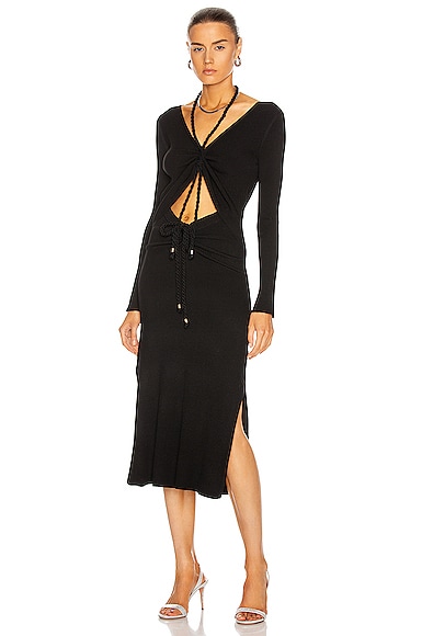 NICHOLAS Luisa Dress in Black | FWRD