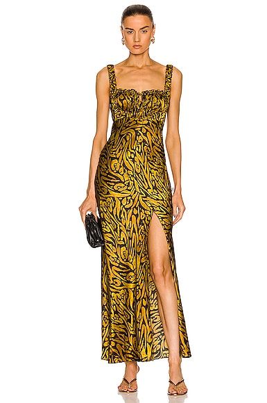 Nicholas leopard sales drawstring dress