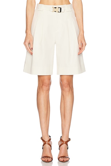 NICHOLAS Wide Leg Short in Ivory