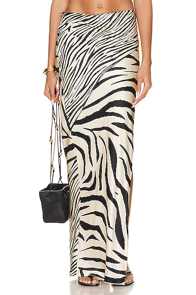 Kora Asymmetical Cowled Skirt