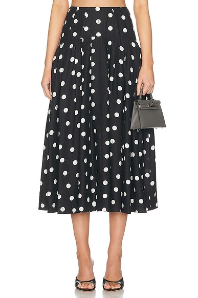 Yasmin Drop Waist Midi Skirt