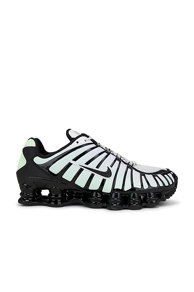 Nike Nike Shox Tl in Vapor Green, Black, Photon, & Dust