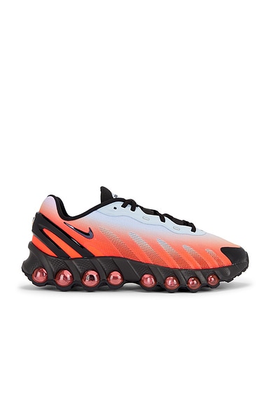 Nike Air Max Dn8 in Royal Tint, Black, & Bright Crimson