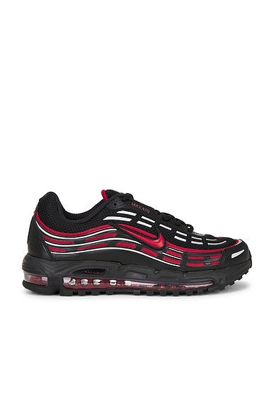 Nike Air Max Tl 2.5 in Black, Team Crimson, & Metallic Silver