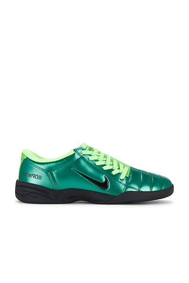 Nike Total 90 in Malachite, Black, & Green Strike