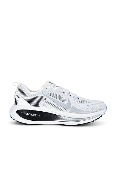 Nike Vomero 18 Rr in Summit White, Metallic Silver, & Black