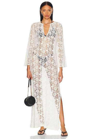 NILI LOTAN Della Dress in Ivory