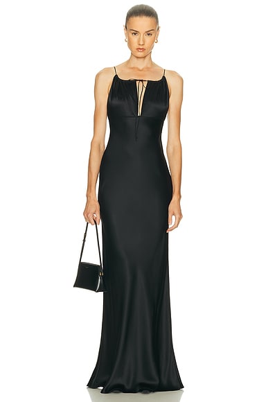 NILI LOTAN Ardelle Gown in Black