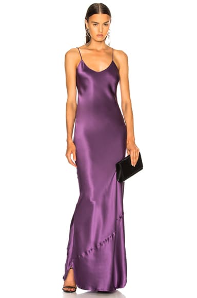 NILI LOTAN Cami Gown in Lilac | FWRD