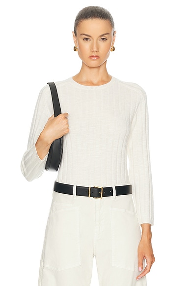 NILI LOTAN Alise Sweater in Ivory