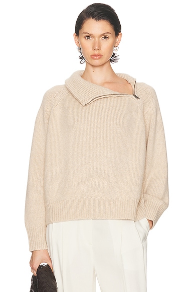 NILI LOTAN Raelynn Sweater in Parchment