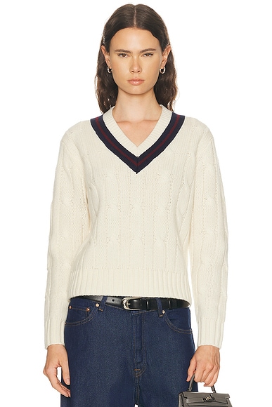 NILI LOTAN Fabiana Sweater in Ivory