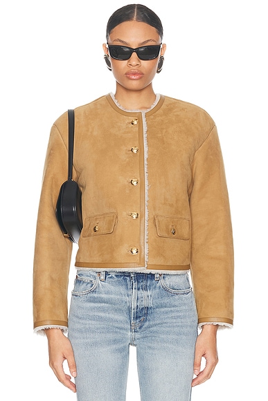 Zanie Short Shearling Coat