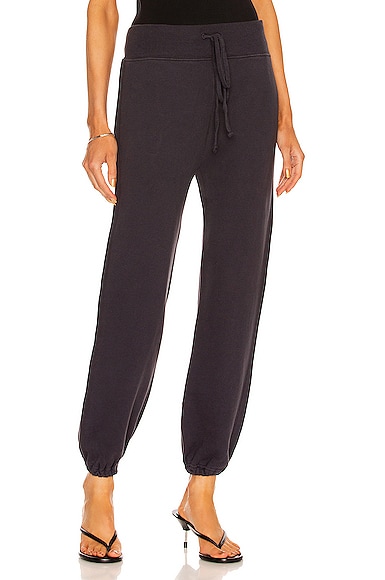 NILI LOTAN LA Sweatpant in Navy | FWRD