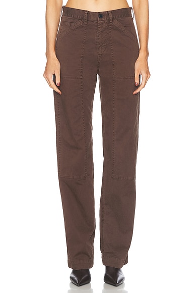NILI LOTAN Tibault Pant in Wood