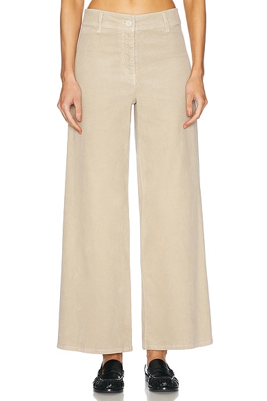 NILI LOTAN Megan Pant in Ecru