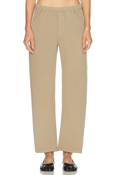 NILI LOTAN Tribeca Sweatpant in Desert Taupe