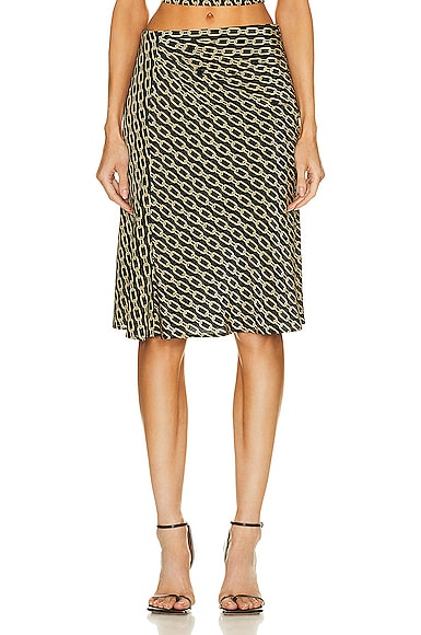 R13 leopard discount skirt