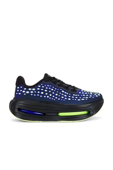 Nike Vomero Prm in Black, Volt Glow, & Rush Violet
