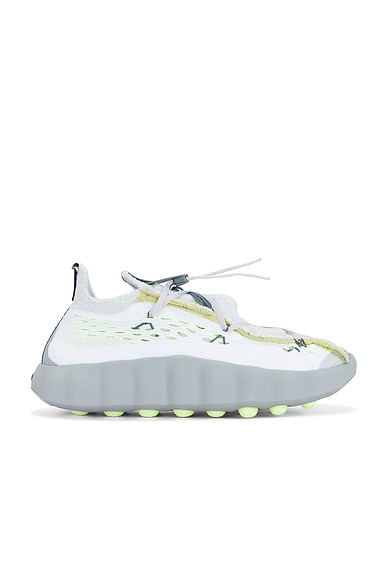 Nike Mind 002 Fk in White, Dark Grey, Pure Platinum, & Wolf Grey