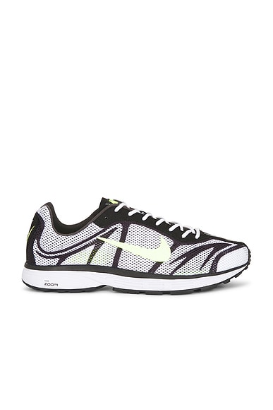 Nike Zoom Streak 3 in White, Flat Volt, & Pewter Black