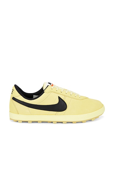 Nike Astrograbber Og Sneaker in Soft Yellow, Sail, Safety Orange, & Black
