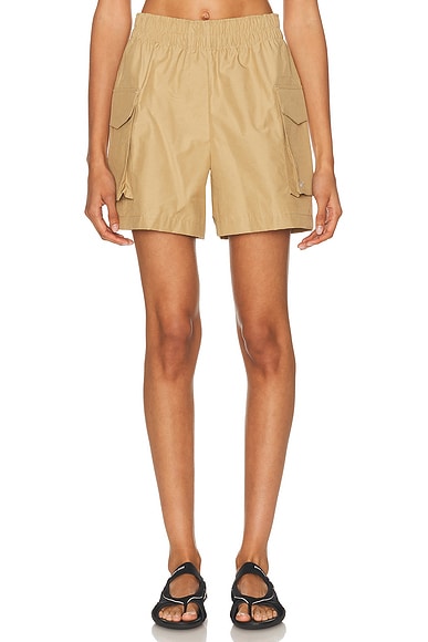 Essential Woven High Waisted 5" Cargo Short