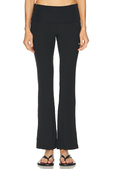 Chill Knit Rib Foldover Flare Pant