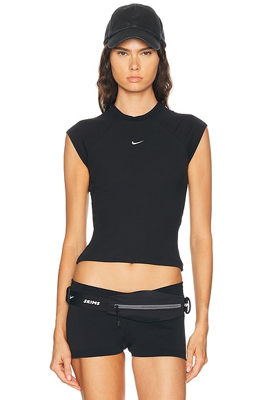 NSW Chill Knit Rib Short Sleeve Top
