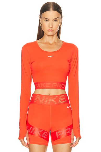 Dri-FIT Cropped Long Sleeve Top