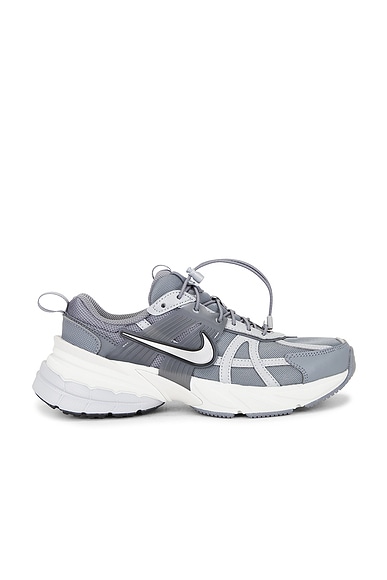 Nike V2K Run Sneaker in Cool Grey, Metallic Silver, & Wolf Grey
