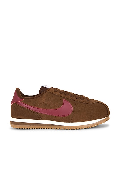 Nike Cortez Sneaker in Cacao Wow, Pink Smoke, & Sail