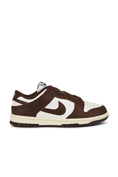 Dunk Low Sneaker in Sail, Cacao Wow, & Coconut Milk