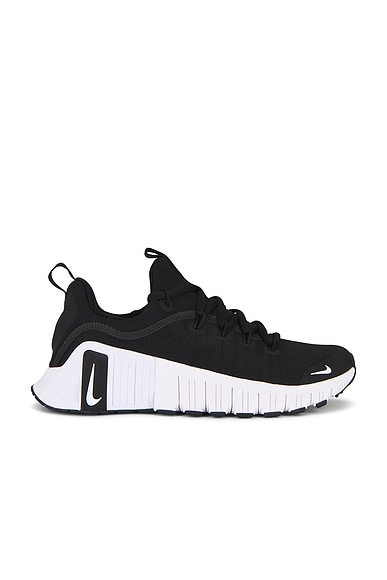 Nike Free Metcon 6 Sneaker in Black & White