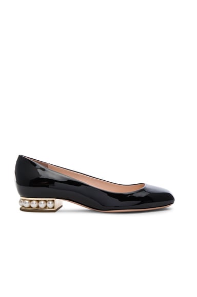 Patent Leather Casati Pearl Ballerina Flats