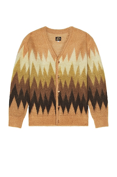 Mohair Cardigan Zigzag