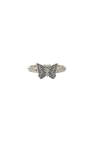 925 Silver Ring In Papillon