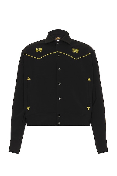 Needles PIPING COWBOY JACKET ブラック　Mサイズ PIPING COWBOY JACKET - POLY DOUBLE CLOTH / BLACK | Needles