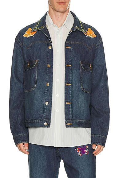 Papillon Jean Jacket 12oz Denim In Indigo