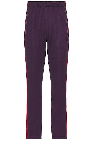 Needles Narrow Track Pant In Purple Red | ModeSens