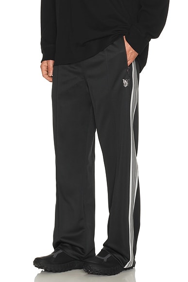 Needles Track Pant Poly Smooth in Charcoal