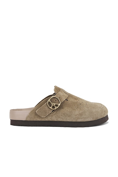 Clog Sandal In Taupe