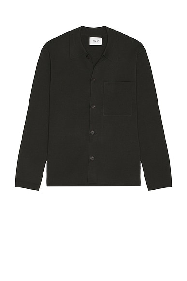 NN07 Jonas Sweater in Dark Army