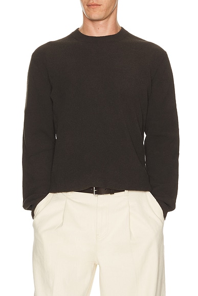 NN07 Danny Lightweight Sweater 6429 in Dark Army