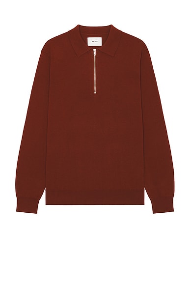 Sergio Zip Polo Sweater