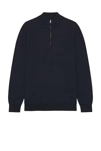 Sergio Zip Mock Neck Sweater