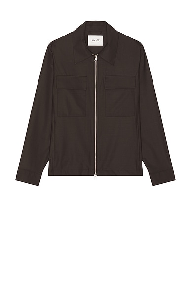 NN07 Alban Jacket in Demitasse