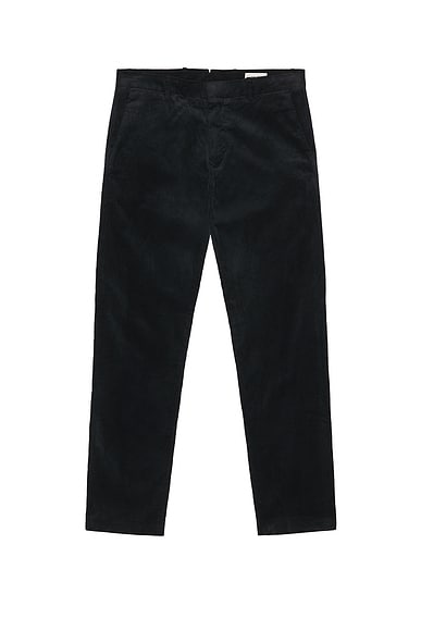 NN07 Theo Cord Pant in Navy Blue