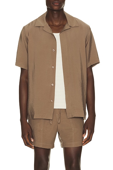 NN07 Hank Short Sleeve Shirt 5971 in Clay Mirage